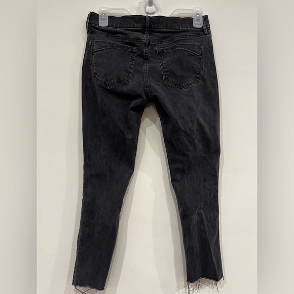 Express Mid Rise Grey Supersoft Skinny Jeans - Picture 2 of 4